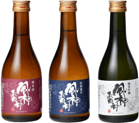 風神雷神ミニボトルセット | 隠れた信州の地酒 純米酒の酒蔵/長野銘醸